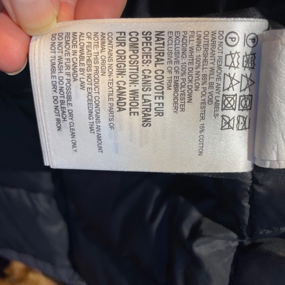 Canada Goose Parka Women’s Navy Blue - Picture 7 of 7